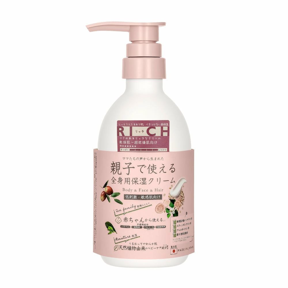 ママ アクア シャボン　モイストマルチクリーム　リッチ（22a）　フラワーアロマの香り　400g