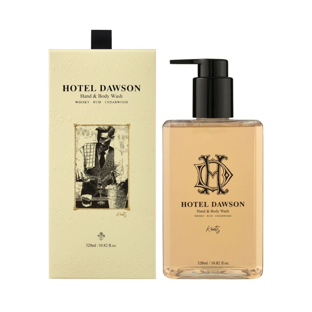 HOTELDAWSON、ホテルドーソン、キーツ、ボディウォッシュ、ハンドウォッシュ、ボディソープ、香水、韓国コスメ、おしゃれ、ハンドソープ、ウッド、ウイスキー、スモーキー