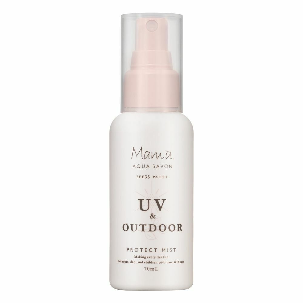 ママ アクア シャボン　UV＆アウトドアミスト　フラワーアロマの香り（25s）　70mL