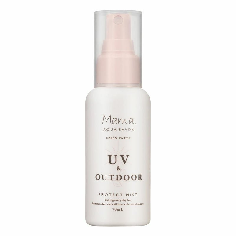 ママ アクア シャボン　UV＆アウトドアミスト　フラワーアロマの香り（25s）　70mL